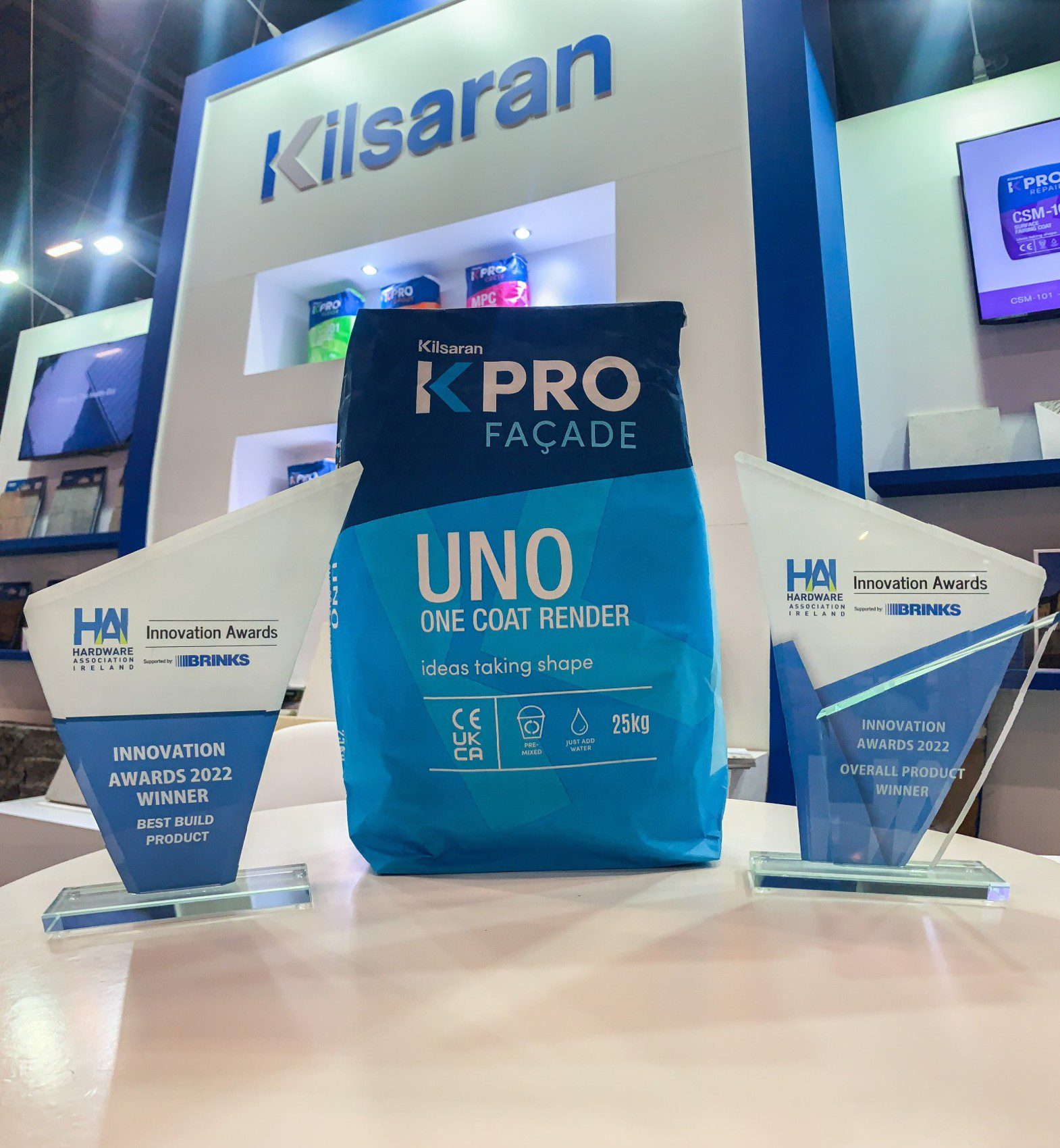 Kilsaran KPRO Façade UNO wins Best Overall Product at HAI Innovation Awards