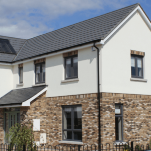 One coat base render application – KPRO Façade OCR