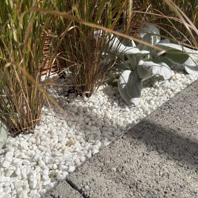 Decorative Stone in White Marble